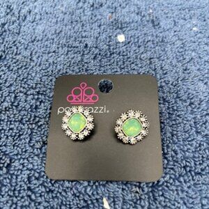 Paparazzi Little Lady Green Post Earrings